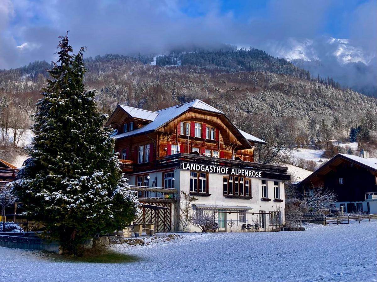 Hotel Alpenrose Beim Ballenberg Hofstetten bei Brienz 外观 照片